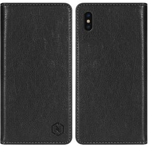Compatible with iPhone Xs Max Wallet Case with RFID Blocking Card Slots Closure Protective PU Leather Stand Phone Cover for iPhone Xs Max Case Wallet(6.5 inch-Pink)