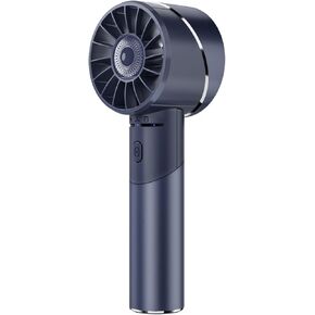 Handheld Fan, USB Rechargeable Mini Turbo Fan, Small Portable Pocket Fan, Battery Operated [3-16 Working Hours] Personal Hand Fan for Travel Camping Outdoor (White)