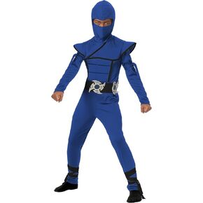 Child Blue Stealth Ninja Costume