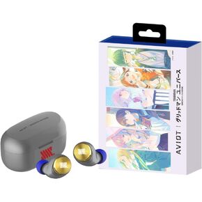 AVIOT GRIDMAN Universe Wireless Earbuds TE-D01v-GMU,Officially Licensed(Exclusive Edition) Sepcial Package,Desgin,Japanese Sepcial Voice,Noise Cancelling Earbuds
