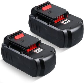 VINIDA 2Packs PC18B 4.8Ah Replacement for Porter Cable 18V Battery Ni-Mh Compatible with Porter Cable 18V PCC489N PC18BL PC18B-2 PCXMVC Cordless Power Tools