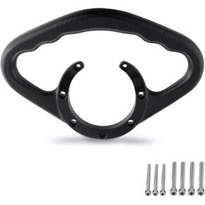 Motorcycle CNC Rear Passenger Gas Tank Bar Handle Grip Bar Handlebar Grab 7-Holes Compatible with Honda CBR600 CBR900 CBR929 CBR954 CBR250 CBR400 CBR1000 CBR1100 - Black
