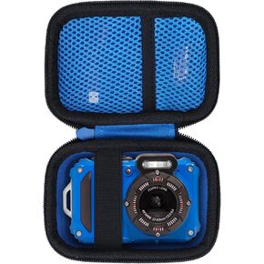 Storage Case Compatible with KODAK PIXPRO WPZ2 Rugged Waterproof Shockproof Dustproof WiFi Digital Camera (Black + Yellow Case)