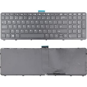 Replacement Keyboard Compatible with HP ZBook 15 G1 G2 17 G1 G2 Series PK130TK1A00 SK7123BL MP-12P23USJ698W PK130TK2A00 733688-001 (No Backlight, No Pointer)