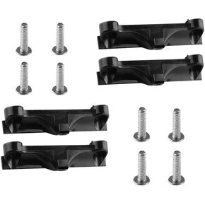 CPU Fan Retainer Bracket 4PCS Black CPU Fan Support Bracket for AM4(B350 X370 A320)