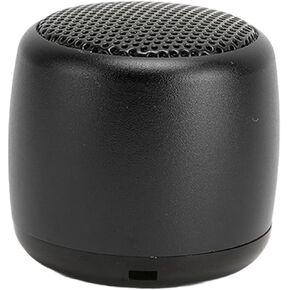 AMONIDA Mini Speaker, USB Charging Large Volume Hands Free Calling Small Wireless Speaker Heavy Subwoofer for PC for Phone (Black)