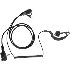 EVX-261 Earpiece with PTT Mic for Motorola Yaesu Vertex Standard Radio VX-261 VX-260 VX-264 EVX-531 EVX-534 EVX-539 EVX-530 VX-450 VX-451 VX-454 VX-459 VX-420A G Shape