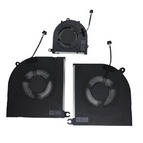 Replacement New CPU+GPU+GUP Secondary fanCooling Fan for Dell Alienware M18 M18X R1 MG75091V1-C110-S9A MG75091V1-C140-S9A EG50060S1-C690-S9A NS8CC26 NS8CC25 DC12V 0.41A NS55C15 DC5V 0.34A