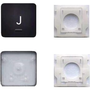 Replacement Individual J Key Cap and Hinges are Applicable for MacBook Pro/Air A2141 A2251 A2289 A2179 A2337 A2338 A2442 A2485 A2779 A2780 A2941 A2918 A2992 A2681 A2941 2019-2023 Year