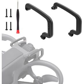 CAPART CNC Aluminum Alloy Gimbal Guard for DJI Avata 2 Drone, Camera Lens Gimbal Bumper Protector Bar Anti-Collision (Black)