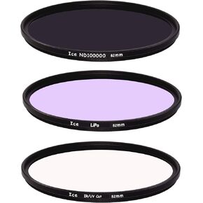 ICE Astral 3 Slim Filter Set 82mm LiPo, UV-IR Cut ND100000 16.5 Stop ND Optical Glass 82