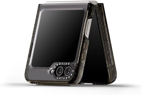CASETiFY Impact Case for Galaxy Z Flip 5 - Clear Black in Kuwait