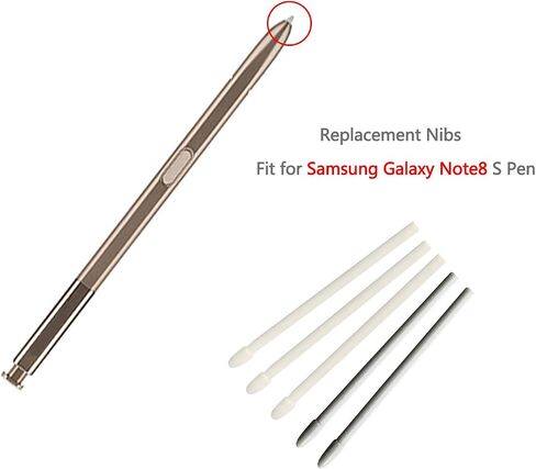 Dadawireless Replacement Stylus Tips S Pen Nibs for Samsung Galaxy Note 9 / Note 8/ Galaxy Tab S3,Tab S4,Galaxy Book+Tweezer Tool in Saudi Arabia