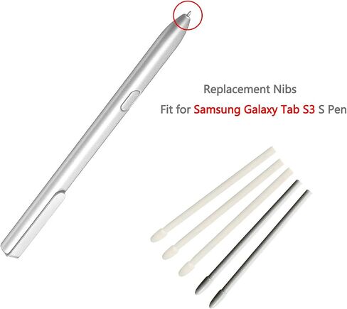 Dadawireless Replacement Stylus Tips S Pen Nibs for Samsung Galaxy Note 9 / Note 8/ Galaxy Tab S3,Tab S4,Galaxy Book+Tweezer Tool in Saudi Arabia