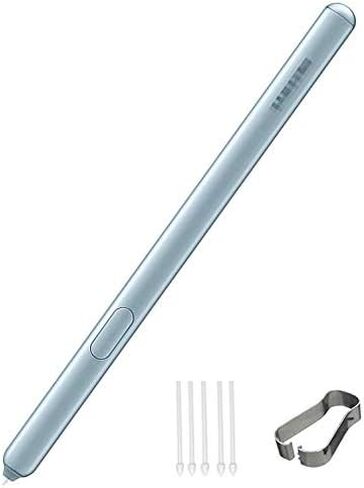قلم بديل Tab S6 (بدون بلوتوث) قلم لمس S Pen Stylus Pen لجهاز Samsung Galaxy Tab S6 EJ-PT860BAEGUJ T860 T865 + أطراف/أطراف (رمادي جبلي) in Kuwait
