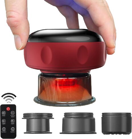 Professional Cupping Kit for Massage Therapy with Remote Control, Smart Cupping Therapy Set, Electric Cupping Massager for Targeted Pain Relief in Saudi Arabia