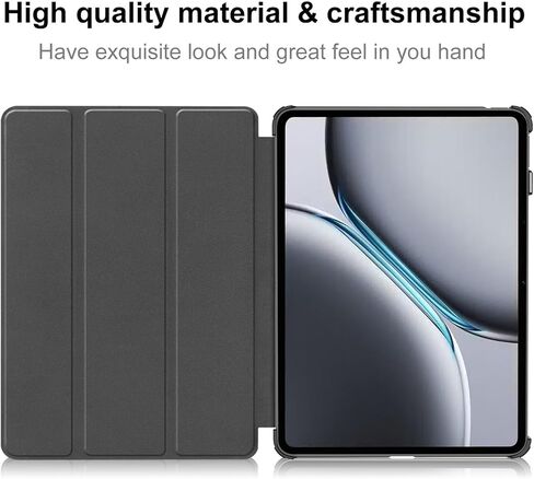 Case for OnePlus Pad 2 / OnePlus Pad Pro 12.1 inch Released 2024, Folio Slim Smart Cover Lightweight Hard Shell Protective Case with Multi-Angle Stand -Dark Blue in Saudi Arabia