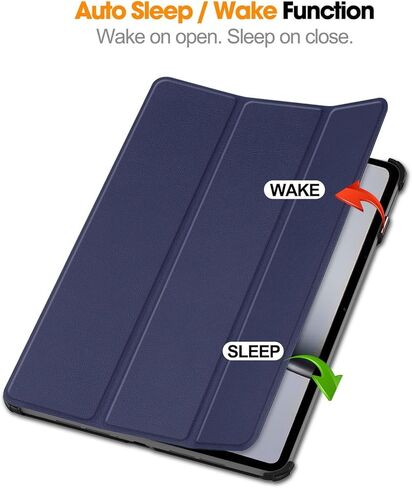 Case for OnePlus Pad 2 / OnePlus Pad Pro 12.1 inch Released 2024, Folio Slim Smart Cover Lightweight Hard Shell Protective Case with Multi-Angle Stand -Dark Blue in Saudi Arabia