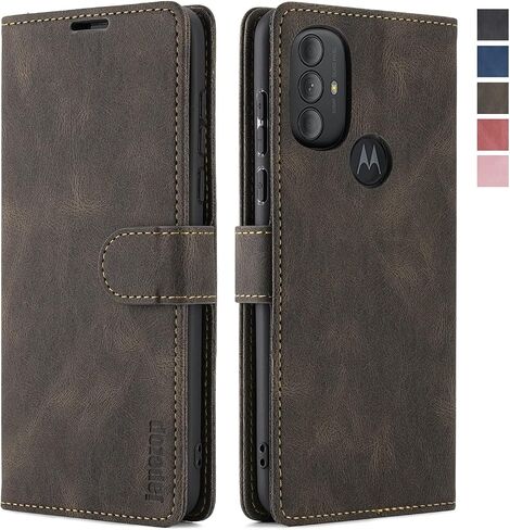 japezop for Moto G Power 2021 Wallet Case with [RFID Blocking] Card Holder Kickstand Magnetic,Leather Flip Case for Moto G Power 2021 6.6 inch-Black in Saudi Arabia