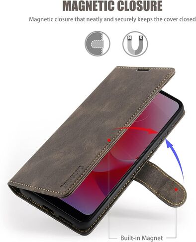 japezop for Moto G Power 2021 Wallet Case with [RFID Blocking] Card Holder Kickstand Magnetic,Leather Flip Case for Moto G Power 2021 6.6 inch-Black in Saudi Arabia