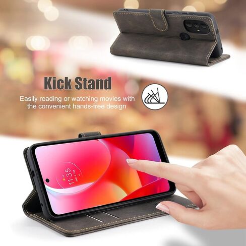 japezop for Moto G Power 2021 Wallet Case with [RFID Blocking] Card Holder Kickstand Magnetic,Leather Flip Case for Moto G Power 2021 6.6 inch-Black in Saudi Arabia