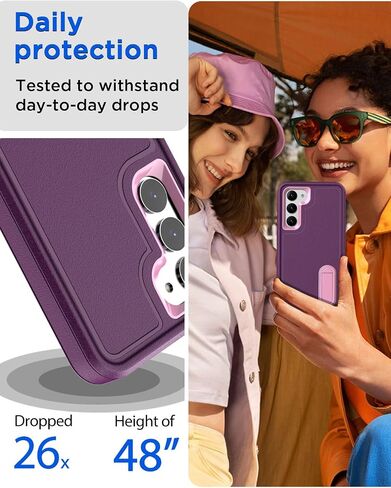 AICase Belt Clip Case for Samsung Galaxy S23 Plus(6.6") with Screen Protector, Heavy Duty Drop Protection Full Body Rugged Shockproof/Dust Proof Military Protective Tough Durable for S23 Plus_4 in Saudi Arabia