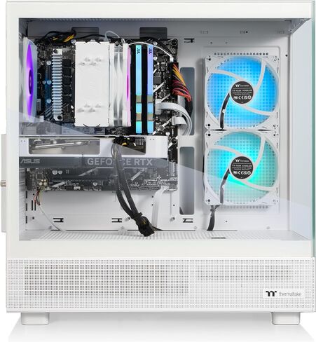 Thermaltake LCGS Vista 460TS Gaming Desktop (AMD Ryzen™ 7 5800X3D, 16GB DDR4 3600Mhz, NVIDIA® GeForce RTX™ 4060 Ti, 1TB NVMe M.2, WiFi) V27S-B550-46T-LCS in Saudi Arabia