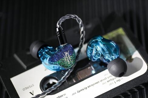 Linsoul Kiwi Ears Forteza in Ear Monitor, 1BA + 2DD HiFi Wired Earbuds, Gaming Earbuds, Hybrid Driver IEM Earphones Headphones, with Detachable IEM Cable for Musician Gamer (Blue) in Saudi Arabia