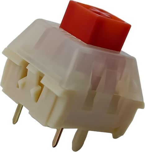 Kailh Master Series Box Switches Red Pudding for Mechanical Gaming Keyboard,5-pin Linear/45gf/Dust&Waterproof Switches(Red Pudding,36Pcs) in Saudi Arabia