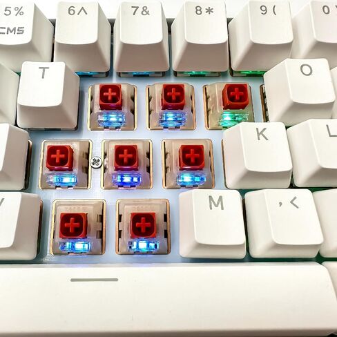 Kailh Master Series Box Switches Red Pudding for Mechanical Gaming Keyboard,5-pin Linear/45gf/Dust&Waterproof Switches(Red Pudding,36Pcs) in Saudi Arabia