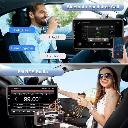 5GWiFi ترقية راديو ستيريو للسيارة تويوتا تندرا 2007-2013 تويوتا سيكويا 2008-2018 - Carplay اللاسلكي ونظام تحديد المواقع العالمي للملاحة التلقائي - 4 جيجابايت + 32 جيجابايت 10.2 بوصة تعمل باللمس بلوتوث RDS FM SWC in Kuwait