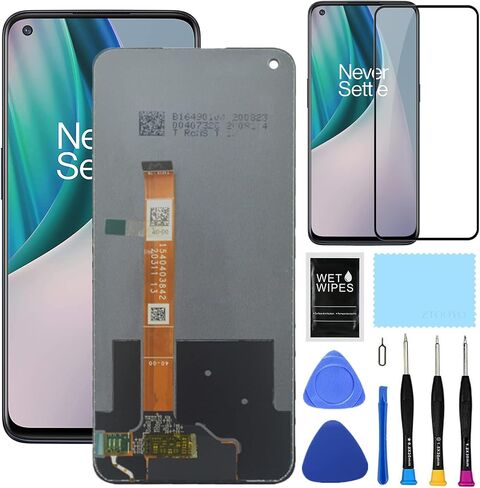 for OnePlus Nord N10 5G Screen Replacement Kit for One Plus Nord N10 LCD Display Touch Screen Assembly with Tools BE2029 BE2028 BE2026 BE2025 BE20299 Black 6.5 inch in Saudi Arabia