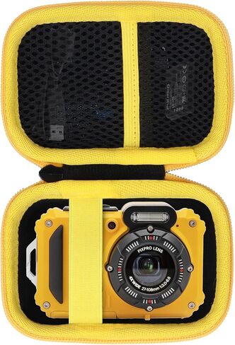 Lebakort Storage Case Compatible with KODAK PIXPRO WPZ2 Rugged Waterproof Shockproof Dustproof Digital Camera (Red + Black Case) in Saudi Arabia