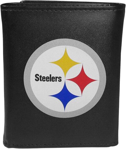 Siskiyou Sports NFL Dallas Cowboys Mens Tri-fold Wallet & Strap Key Chain, Black, One Size in Kuwait