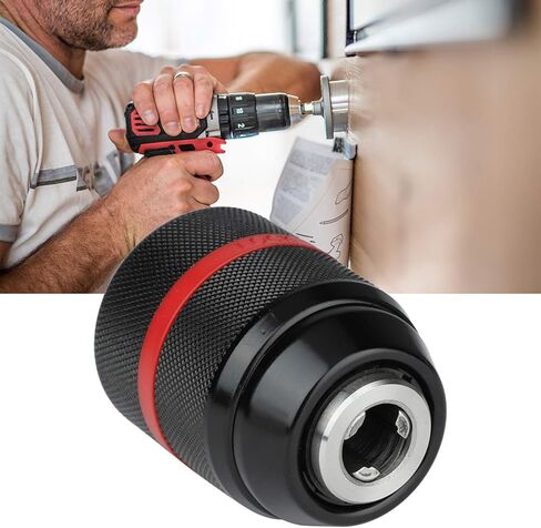 ظرف مثقاب بدون مفتاح، ظرف مثقاب يدوي، 1/2-20UNF Mount 0.04-0.51in ظرف مثقاب ذاتي الشد لأغراض متعددة in Kuwait