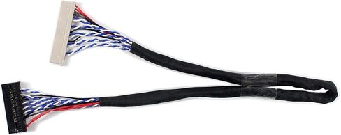 كابل VSDISPLAY LVDS DF14-20P 1ch 8bit لشاشة LCD 14.1 بوصة 15 بوصة 1024x768، سلك عرض الكمبيوتر المحمول LVDS 20 pin in Kuwait