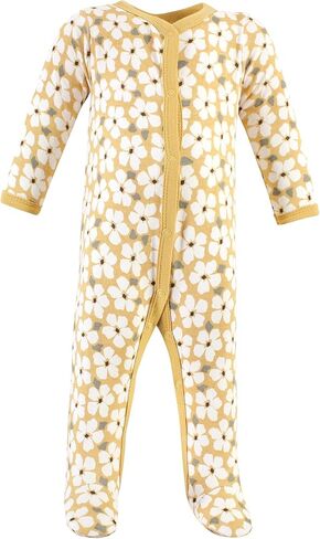 Hudson Baby Unisex Baby Cotton Sleep and Play, Bodysuit and Bandana Bib Set, Snuggle Bear, Newborn in Saudi Arabia