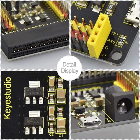 KEYESTUDIO Microbit Sensor Breakout Board Micro USB لـ BBC Micro bit in Kuwait