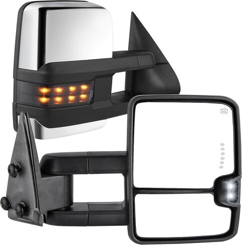 AUTOSAVER88 Left Driver Side Mirror Compatible with 1999-2006 Chevy Silverado GMC Sierra 1500 2500(07 Classic Only), 2000-2006 Suburban Avalanche Yukon XL Denali Door Mirror Manual Adjustable Folding in Saudi Arabia