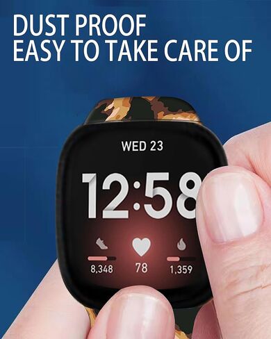 سوار رياضي متوافق مع Versa 4/Versa 3/Sense 2/Sense للنساء والرجال، حزام معصم بديل مرن للساعة الذكية Versa 4/Versa 3/Sense 2 in Kuwait