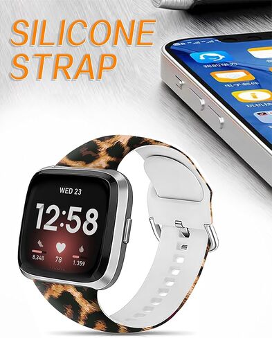 سوار رياضي متوافق مع Versa 4/Versa 3/Sense 2/Sense للنساء والرجال، حزام معصم بديل مرن للساعة الذكية Versa 4/Versa 3/Sense 2 in Kuwait