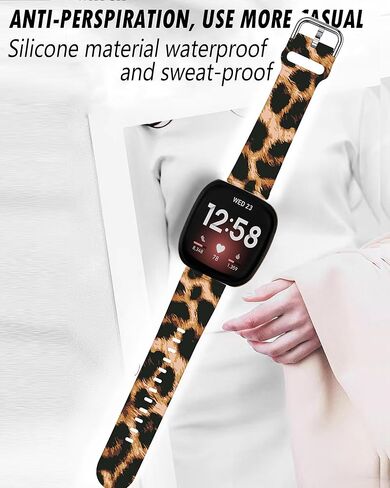 سوار رياضي متوافق مع Versa 4/Versa 3/Sense 2/Sense للنساء والرجال، حزام معصم بديل مرن للساعة الذكية Versa 4/Versa 3/Sense 2 in Kuwait