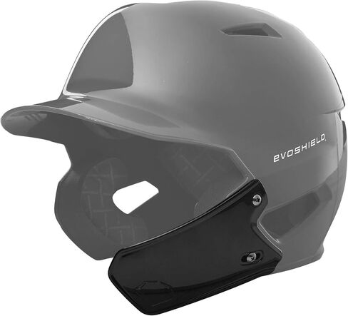 EvoShield XVT™ High Gloss Batting Helmet Face Shield - Scarlet, Left Handed Hitter in Saudi Arabia