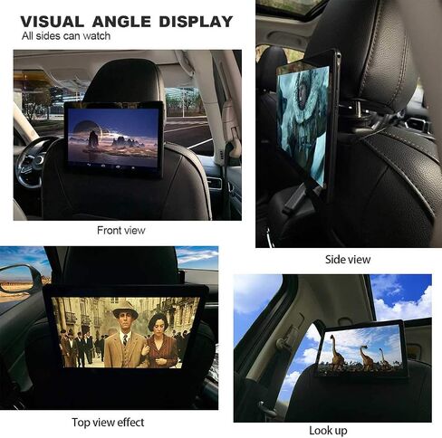 10.1 inch 4G+32G One Android Headrest Video Players with WiFi 5GHz,Sync Screen Tablets Phone Mirror Car Back Seat TV Monitors, IPS Touch Screen Play Movies in Saudi Arabia