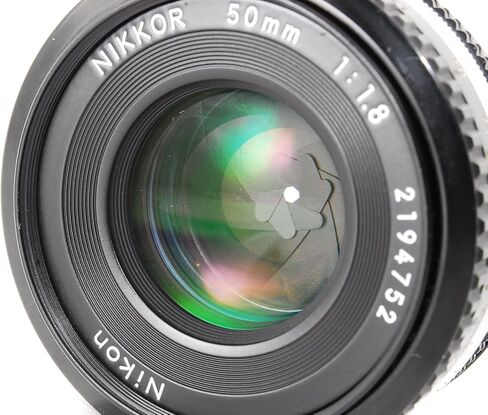 عدسة نيكون 50 ملم f/1.8 Series E AIS Ai-S لكاميرات SLR DSLR (متجددة) in Saudi Arabia