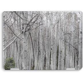 MightySkins Glossy Glitter Skin Compatible with HP Spectre x360 14" (2022) Full Wrap Kit - Birch Forest | Protective, Durable High-Gloss Glitter Finish | Easy to Apply | Made in The USA