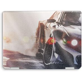 MightySkins Glossy Glitter Skin Compatible with HP Spectre x360 14" (2022) Full Wrap Kit - Headlight Flare | Protective Durable High-Gloss Glitter Finish | Easy to Apply | Made in The USA