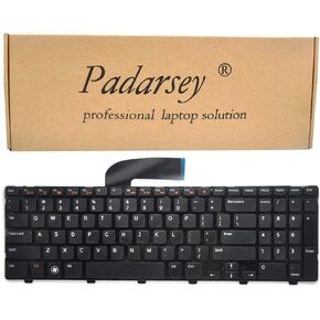 Padarsey eplacement Keyboard Compatible for Dell Inspiron N5110 M5110 Series Black US Layout, Compatible with Part Number MP-10K73US-442 4DFCJ 04DFCJ