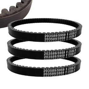 3PCS 40 Series Go Kart Drive Belt, Replacement Torque Converter Drive Belt for Go Kart Comet 203785A 203785 Manco 12346 Belt