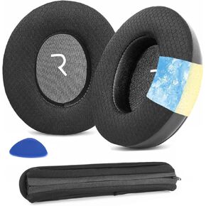 TaiZiChangQin Cooling Gel Ear Pads Cushions Replacement Compatible with TaoTronics TT-BH090 TT-BH085 TT-BH060 TT-BH055 Headphone Earpads Headband Cover Kit